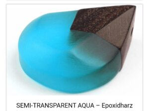 Semi Transparent aqua - Epoxidharz - CST-Projekte