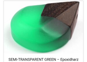 Semi Transparent grün - Epoxidharz - CST-Projekte